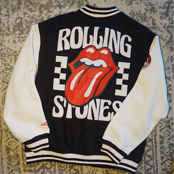 NEW! Zara ‘Rolling Stones’ Varsity Jacket - Picture 6 of 7